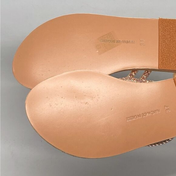 Ancient Greek Sandals Crystal Embellished Strappy Sandals size 37 - Picture 12 of 13